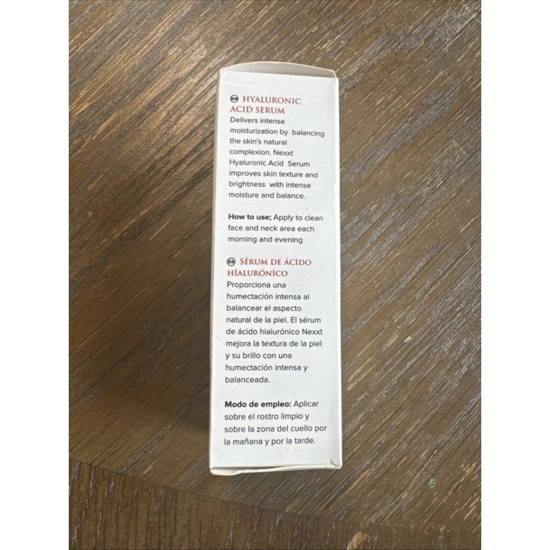 NEXXT HYALURONIC ACID SERUM 1 OZ