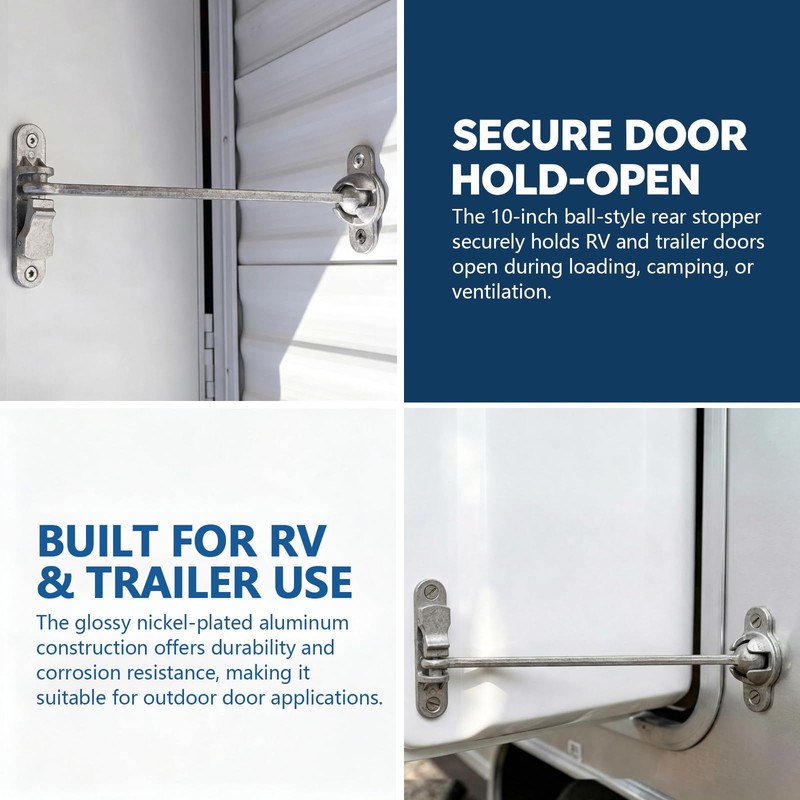 10 Inch Heavy Duty Trailer Door Holder & RV Door