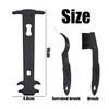XMNIVATE 1 Bicycle Chain Tool, 2 Small Brushes, Chain Checker,