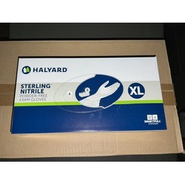 Halyard 1700 pcs /CASE Halyard 50709 Sterling SG Nitrile Powder Free Exam Gloves X-LARGE