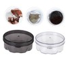 BIUDECO 4Pcs Magnetic Wall Mounted Spice Pots Transparent Seasoning Containers
