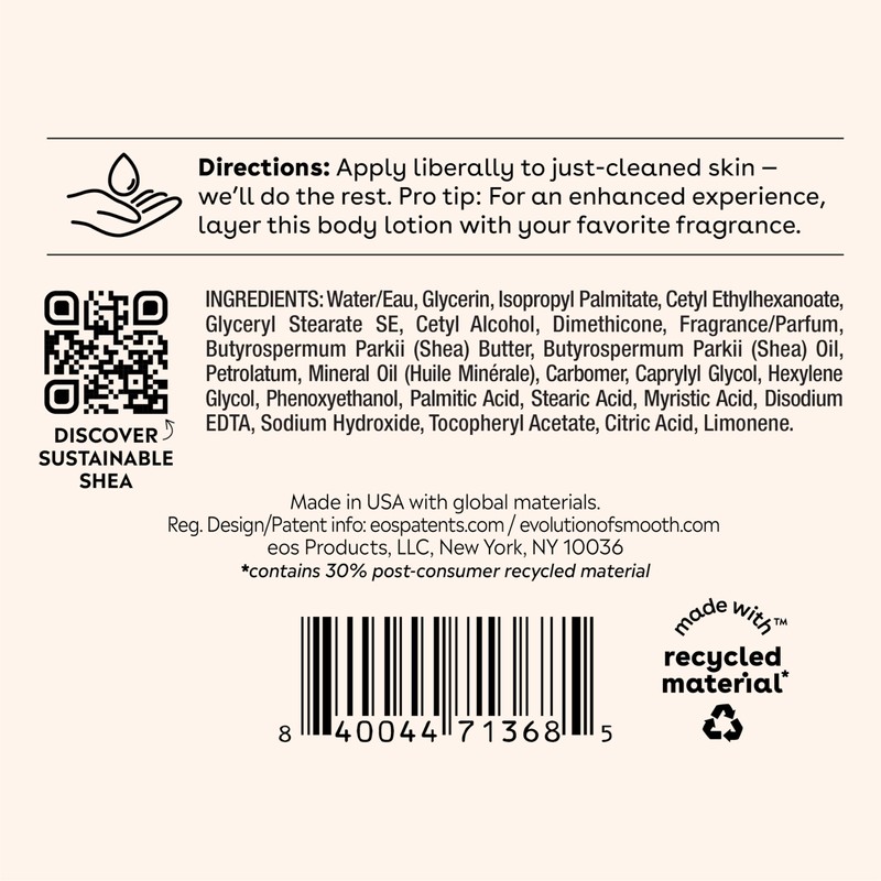 Loción Corporal Eos Shea Better Strawberry Dream 473 Ml Vegan