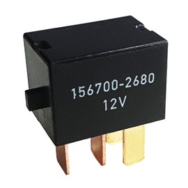 Multi-Use Micro Relay 156700-2680 Automotive Relay 12V 4-Pin Easy Installation,