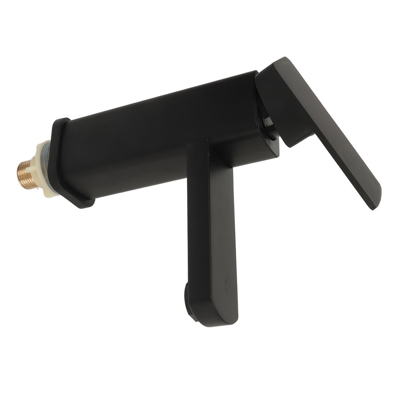 Sink Faucet Black Single Handle Single Hole Cold Stainless Steel