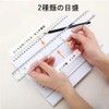 ZJYCLY Ruler, 11.8 inches (30 cm), Cutting Ruler, Stedra, Clear,