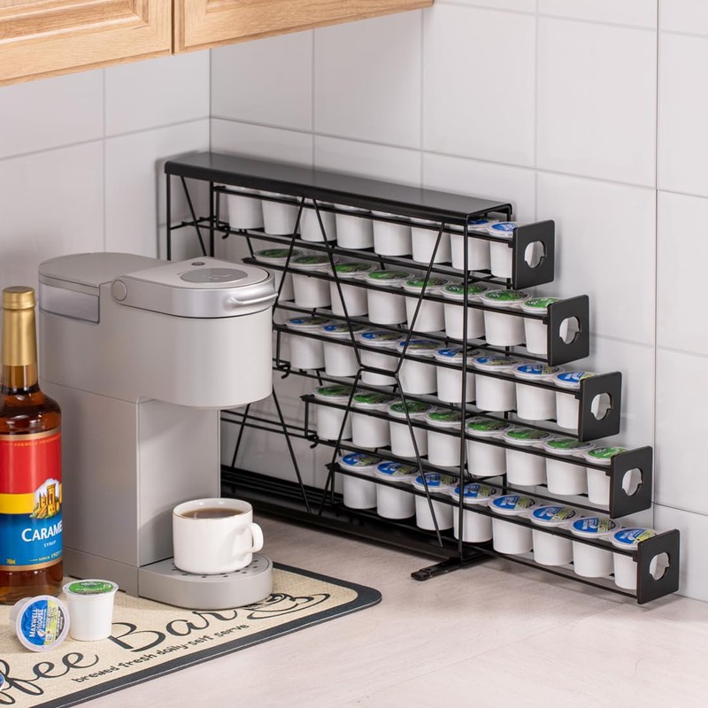 FlagShip 5-Tier Corner Coffee Pod Organizer for K Cup -