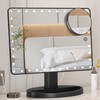 FUNTOUCH Large Lighted Makeup Mirror with Lights, Light Up Mirror