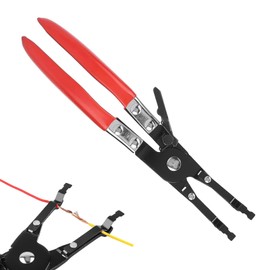 Metal Hose Clamp Pliers, Soldering Pliers, Universal Hose Clamp Pliers, Car Soldering Aid Pliers, Soldering Wire Holder for Car Maintenance Repair, Black