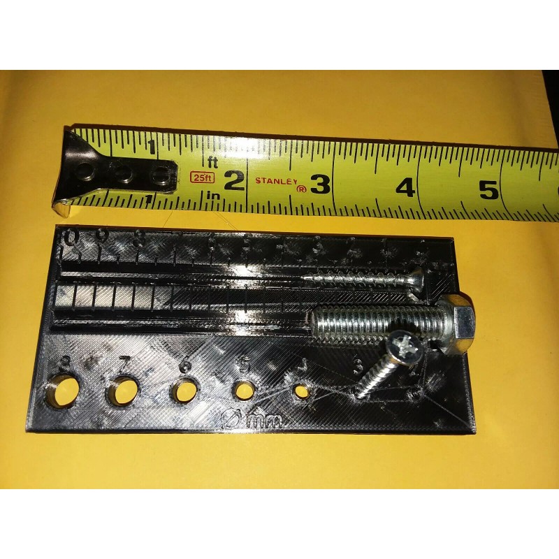 Spencer-3D Metric Screw & Bolt Sizer [Pocket Version]