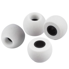 Xcessor FX4.9 Round (M) 4 Paar Memory Foam In Ear Kopfhörer Ohrpolster Größe Mittel. Grau