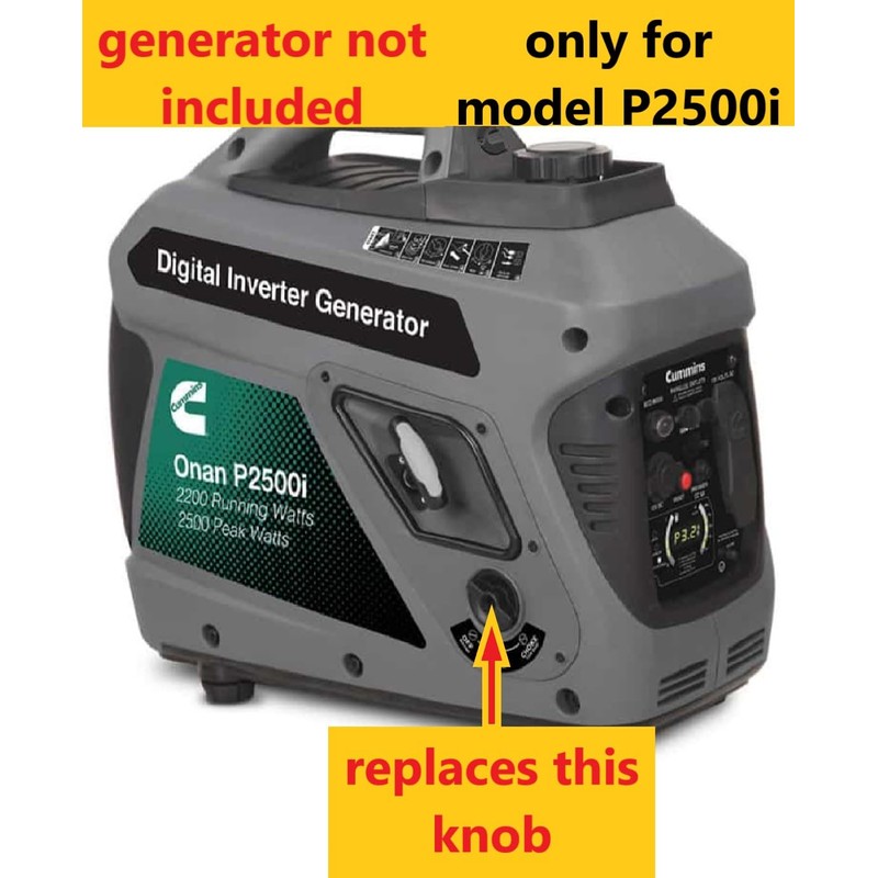Replacement Knob Switch Run Choke for Cummins Onan P2500i Generator