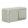 Legrand 782391 Forix Moisture-proof Surface-Mounted Switch Combination (Horizontal). IP44 Socket