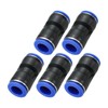 PATIKIL 5pcs 14mm Push To Connect Fittings Plastic Airline Hose