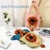 Pet Canvas Bag Cute Lion Shaped Multi Purpose Portable Pet