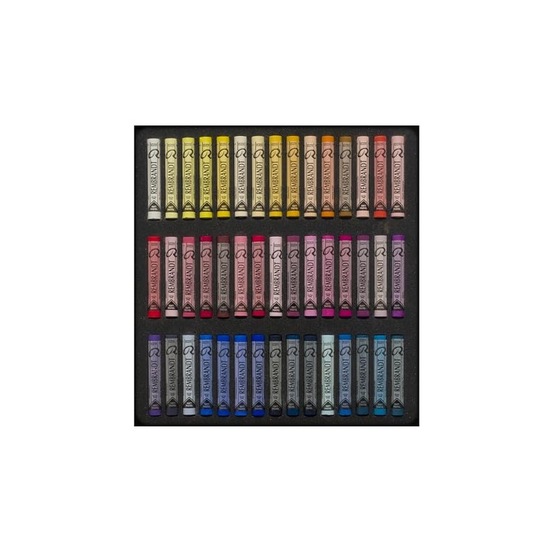 Royal Talens Rembrandt Soft Pastels Half General Set, 90 Stick