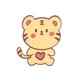 New toilet deodorant sticker, self-adhesive deodorant, fragrance decoration sticker, toilet toilet waterproof, cartoon deodorant sticker - Colour: Little Tiger