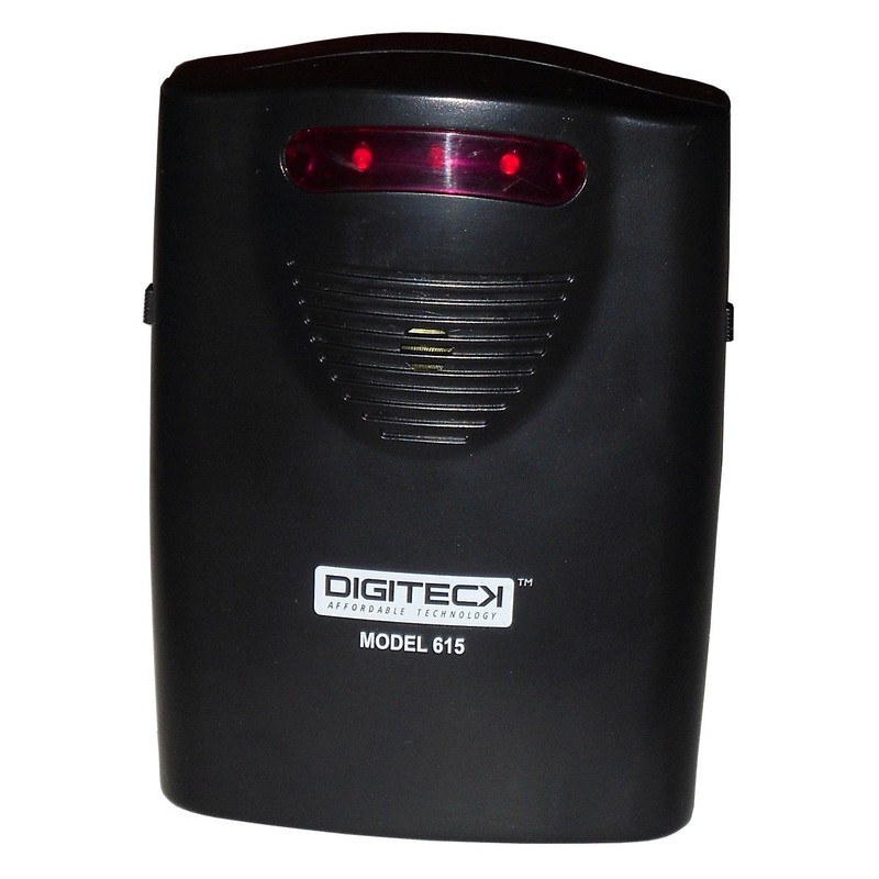 A9-NEW IN BLACK WIRELESS WEATHERPROOF GARDEN,DRIVEWAY,GARAGE,OUTBUILDING BURGLAR VISUAL ALERT LED
