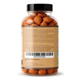 Truheight Gomitas Niños 2+ Crecimiento 60 Pzas Sabor Fresa