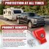 NAKANEKO Glad Hand Lock Heavy Duty Aluminum Without Keyed Alike