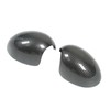 2 Pcs Door Side Rearview Mirror Cover Cap Carbon Fiber