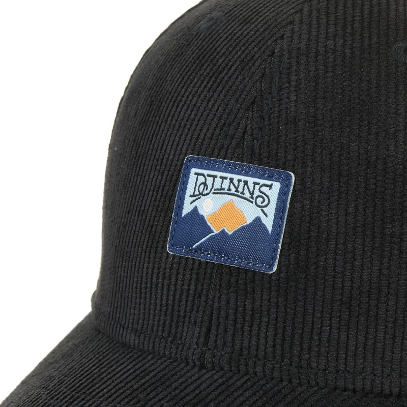 Djinns Women's Snapback Caps Cord Mountains, black