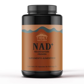 NAD Nicotinamida Ribsido - 30 Cpsulas de 500 mg cu - Suplemento Alimenticio - Apoya el Rendimiento Celular y Energa - Sin Gluten - Suministro para 1  