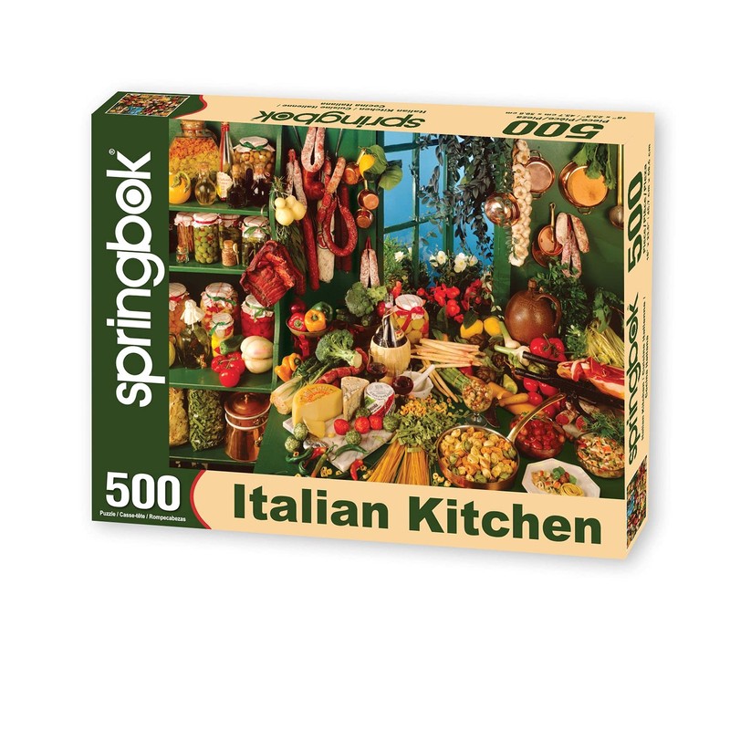 Springbok's 500 Piece Jigsaw Puzzle Italian Kitchen - Made in