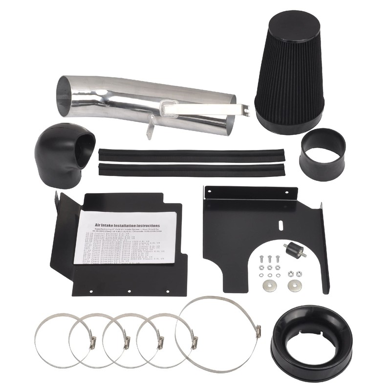 GESEXI 4" Cold Air Intake System + Heat Shield Compatible
