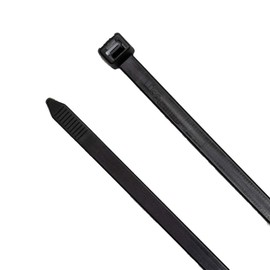 ZipTie.com 8-inch Black Multi-Purpose Cable Tie, 120-lb Tensile Strength, UL Listed, 1000-Pack