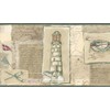 B52640 Seafaring Border - Blue