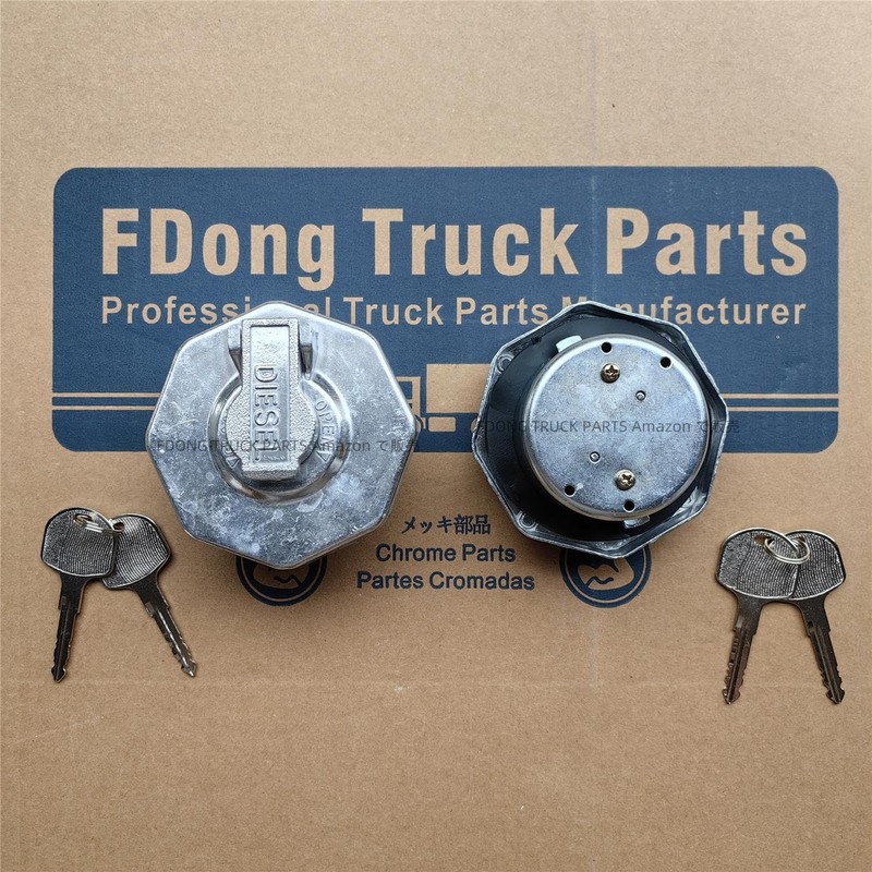 Fuel Tank Cap with Key 8-98146010-0 Compatible with Isuzu Elf
