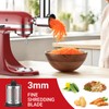 Stainless Steel Slicer Shredder Attachment for KitchenAid Stand Mixer, Salad