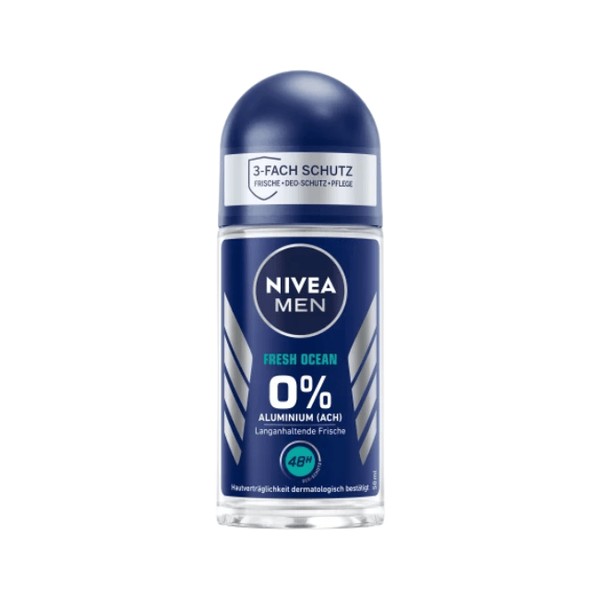 NIVEA MEN Deo Roll On Deodorant Fresh Ocean 50 ml