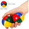 KOMUNJ Pack of 3 Quality Juggling Balls, Waterproof Coating and