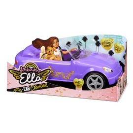 MGA’s Dream Ella 578116EUC Cruiser-Toy for Kids-Convertible Car-Fits Two 29cm Fashion Dolls-Includes Seatbelts, Mirrors & Moving Wheels-for Toddlers Ages 3 Years Plus, Purple