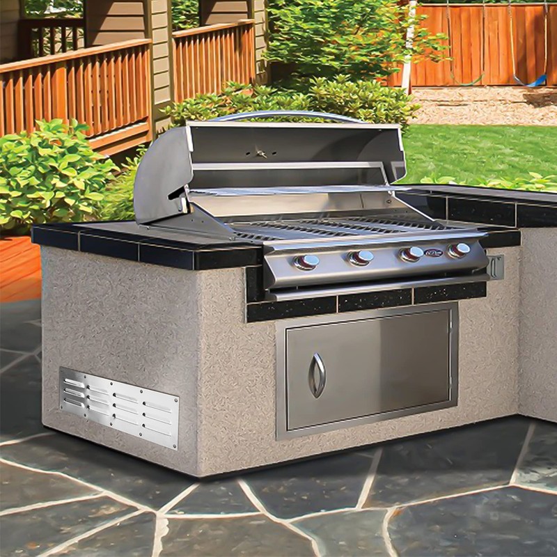 Stanbroil Stainless Steel Venting Panel for Grill Accessory, 15" by