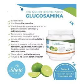 Colágeno Hidrolizado Glucosamina Ideal Para Articulaciones Limón