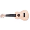 Tbest 21inch DIY Wood Ukelele, Exquisite Workmanship Basswood 4 String