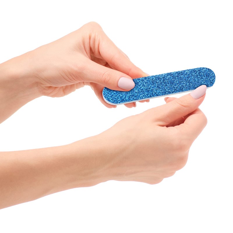 100 Pack Nail Files Double Sided Emery Boards Manicure Tools