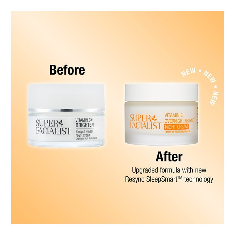 Super Facialist Vitamin C Overnight Resync Night Cream