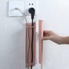 Cable Holder Organizer for Desktop, Office, TV, PC Power Cord White BL09042 100ea