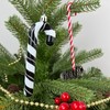 Candy Canes Christmas Decoration, Pack of 6 Christmas Tree Glitter