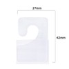 Jomevia Clear Self Adhesive Hang Tabs Hooks Plastic Display Hand