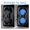 Veraly Porta Vasos Protector Silicon Posa Vaso Carro Coche 2pz
