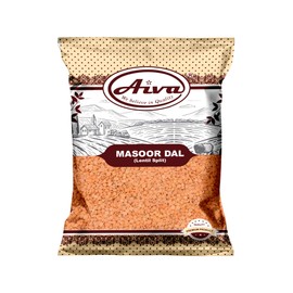 AIVA - Masoor Dal (Red Split Lentils) No Husk 4 LB