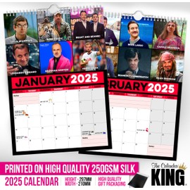 Kingdom Of Bean - 2025 Wall Calendar - A4 Size // Funny/Quirky/Christmas/Birthday/Gift Idea/Present/Novelty/Humour/Secret Santa