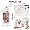 Shoyisenka 4 Pcs Cute Puppies Photocard Holder & ID Badge