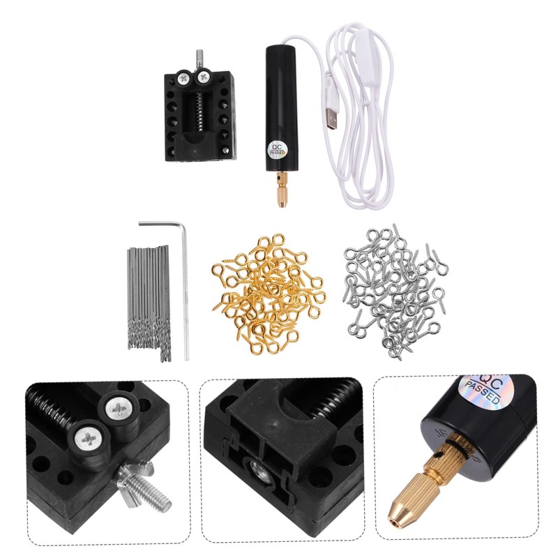 DOITOOL Mini Usb Electric Drill Kit for Diy Crafts Portable