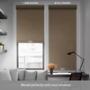 Boolegon Blackout Roller Shades for Windows,Cordless,Linen Fabric,Roller Blinds,Thermal Insulated Fabric