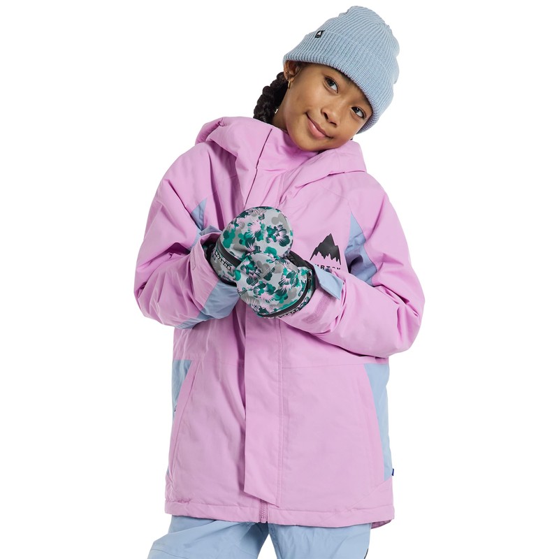 Burton Kids' Skimmer Jacket, Orchid Purple/Dusty Blue, L